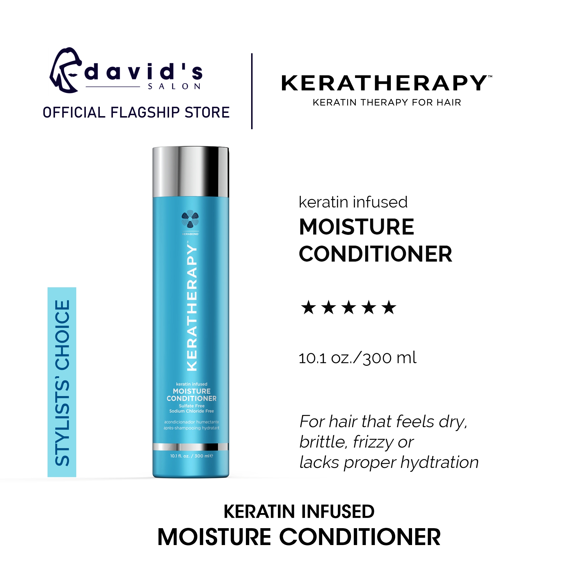 KERATHERAPY KERATIN INFUSED MOISTURE CONDITIONER 300ML Lazada PH