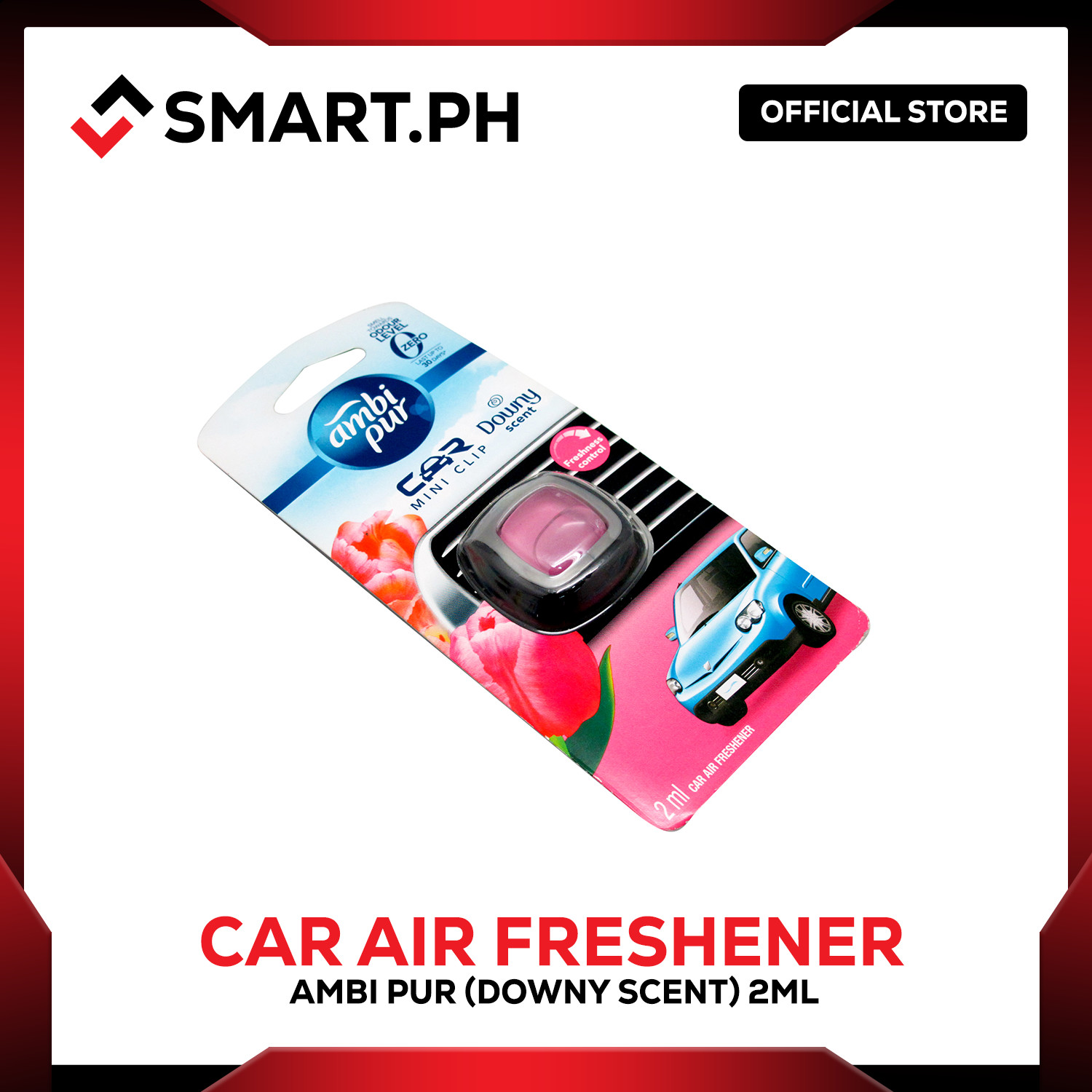 AmbiPur Car Air Freshener Mini Clip 2ml (Downy Scent)