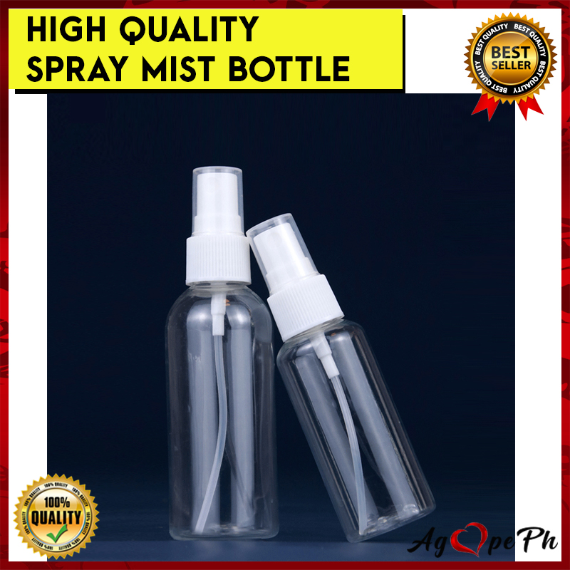 High Quality 100ML SPRAY MIST Clear Bottle, Alcohol Spray Bottle