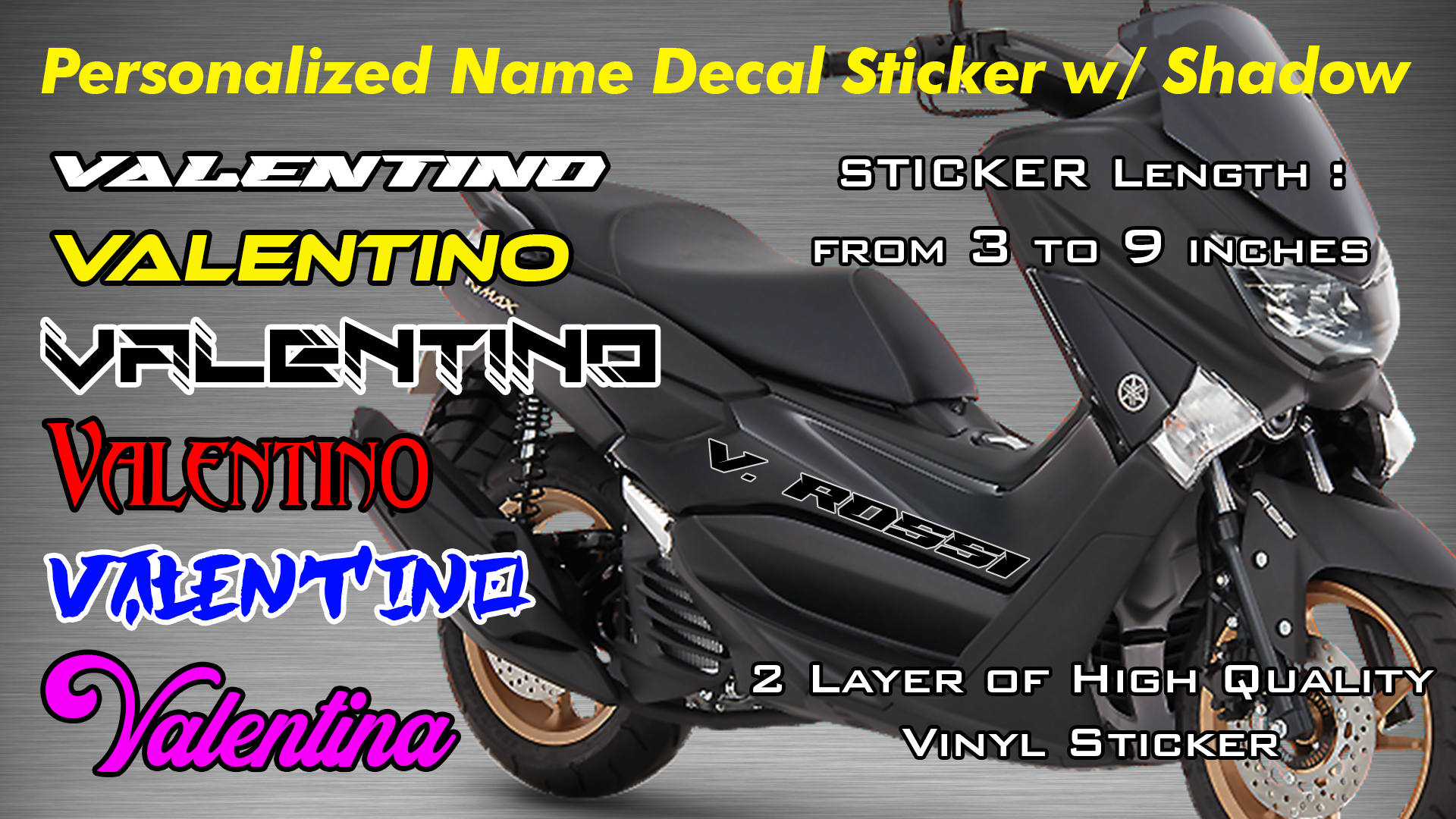 Motorcycle Sticker Design Name Motorcycle for Life