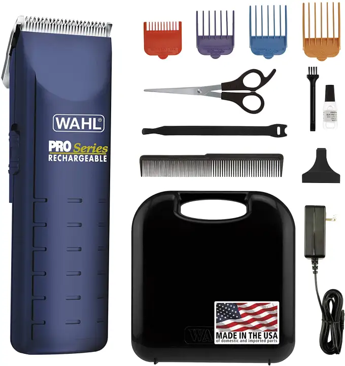 wahl lithium ion pro series dog clipper kit