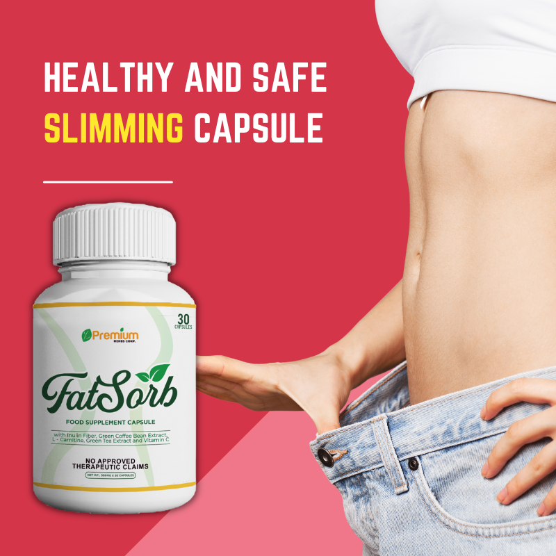 PHC FatSorb Healthy and Slimming Capsules Fat Absorber Fats Blocker Fat