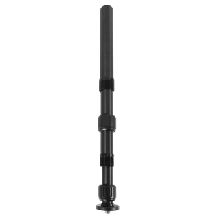 Xiletu xm-263a professional aluminum extension rod stick pole 1 4 inch 3 8 for thread stabilizer rod monopod tripod central axis 5