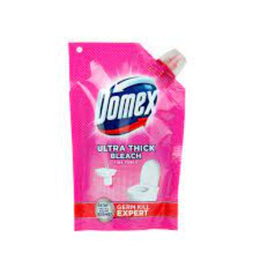bathroom cleaner Domex Ultra Thick Bleach Toilet Cleaner Pink Power Pouch 140ML | Lazada PH