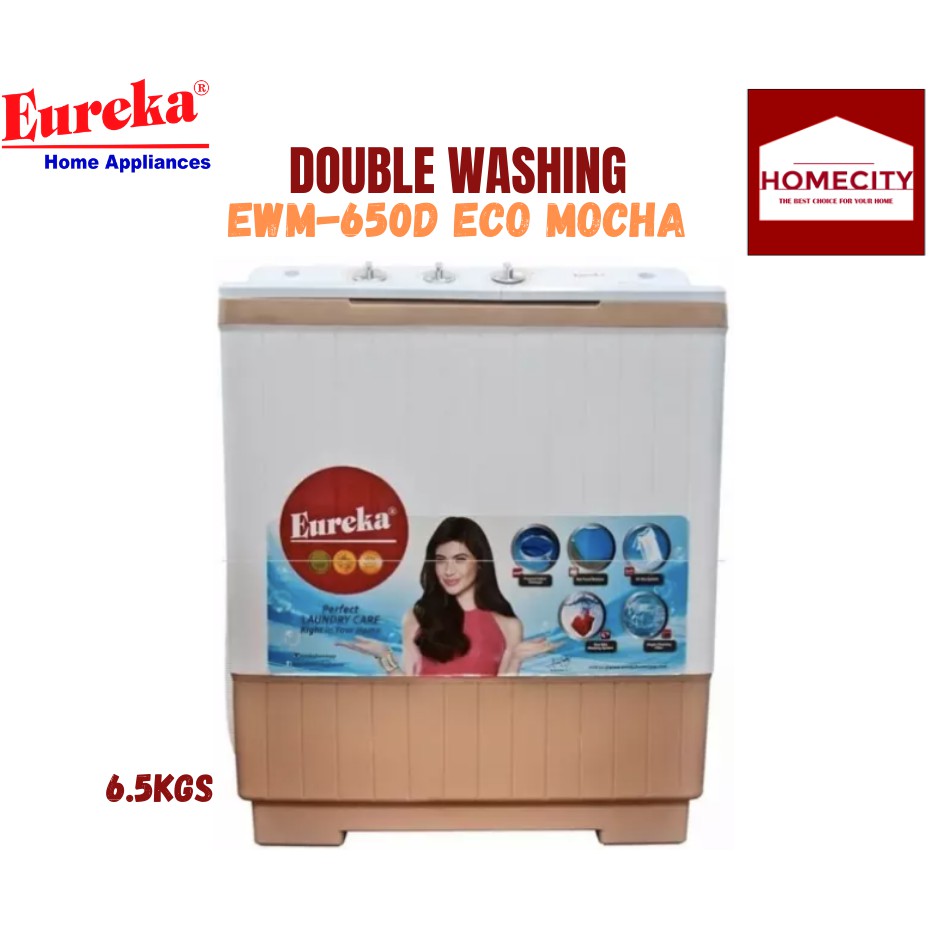 EUREKA WASHING MACHINE EWM 650D ECO 6.5KG COLOR VARIATION DEPENDS ON