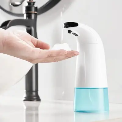 Automatic Alcohol Dispenser Foam Dispenser Foaming Soap Induction Liquid Hand Sanitize Washing Machine Intelligent Touchless Infrared Sensor Kichen and bathroom