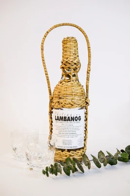 Capistrano Distillery Lambanog - 750 ml with Rattan - (Plain / Clear)