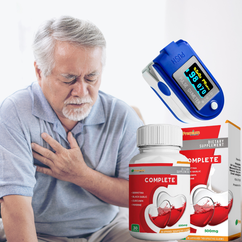 "Monitor's Blood and Protect Heart!" High Quality ReadytoUse DIY Pulse Oximeter + 1 Bottle (30