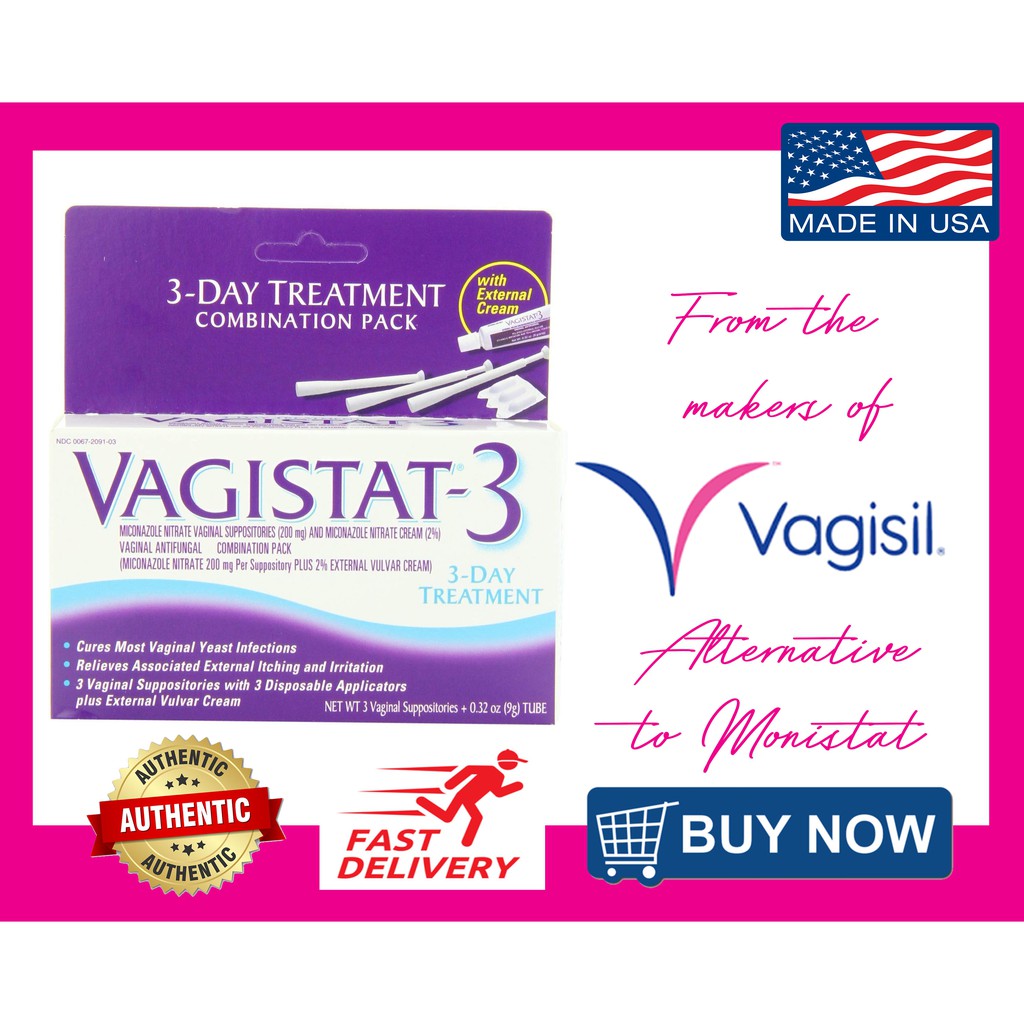 ♗Vagistat 3 Day Yeast Infection Treatment, Alternative to Monistat
