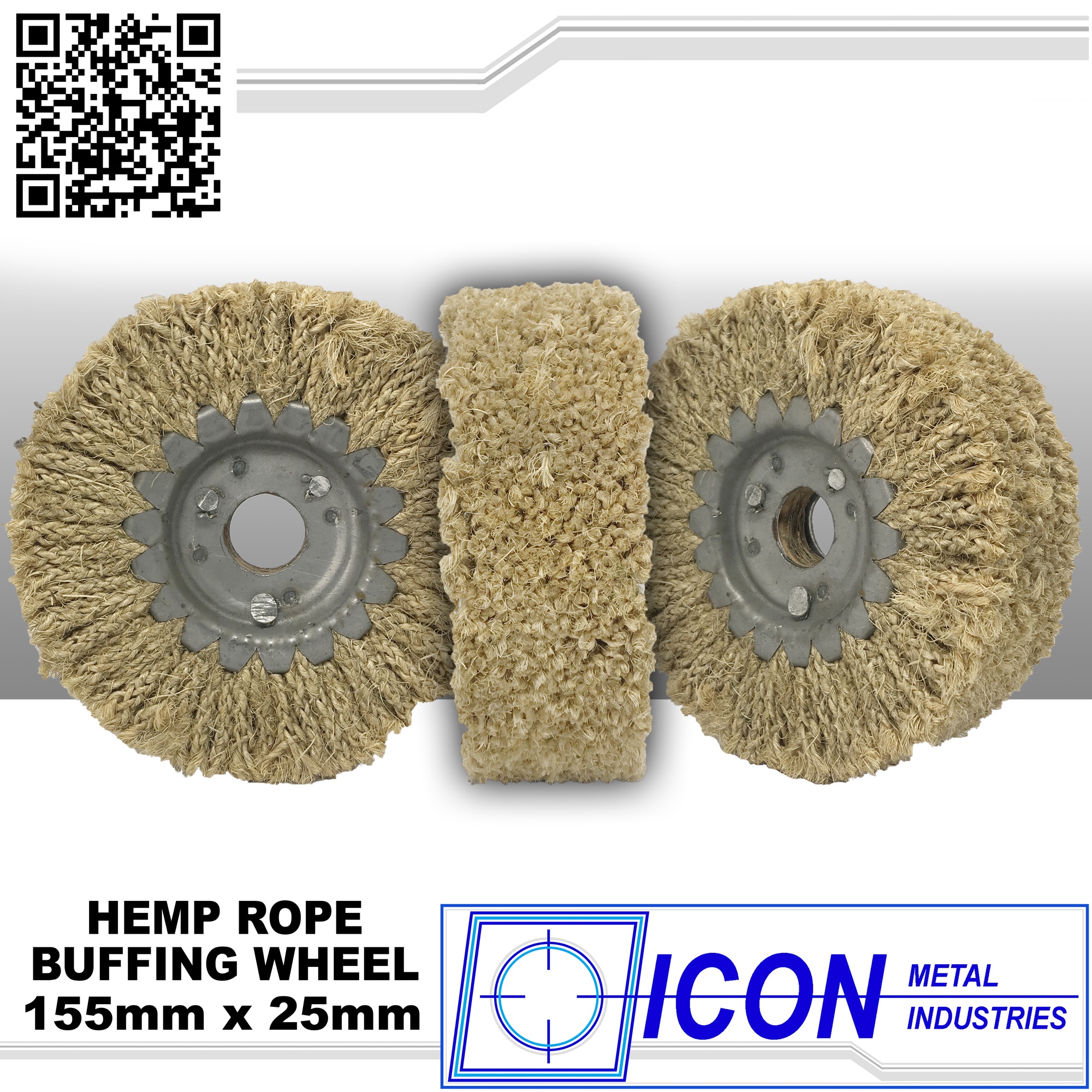 Hemp Rope Buffing Wheel (Small) 155mm X 25mm X 45mm (1pc) | Lazada PH