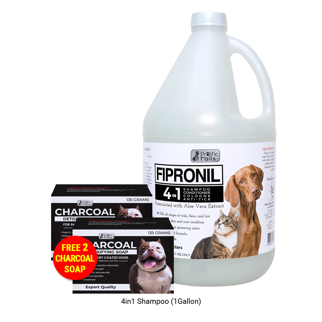 4 in 1 dog and cat Shampoo, Conditioner, Cologne, and Antitick 1