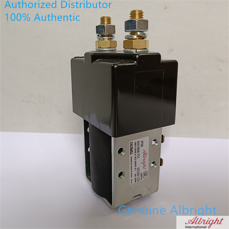 Schütz Kontaktor Als Ersatz Für ALBRIGHT SW180 – 24V, 200A, DC, Mit Montagehalterung