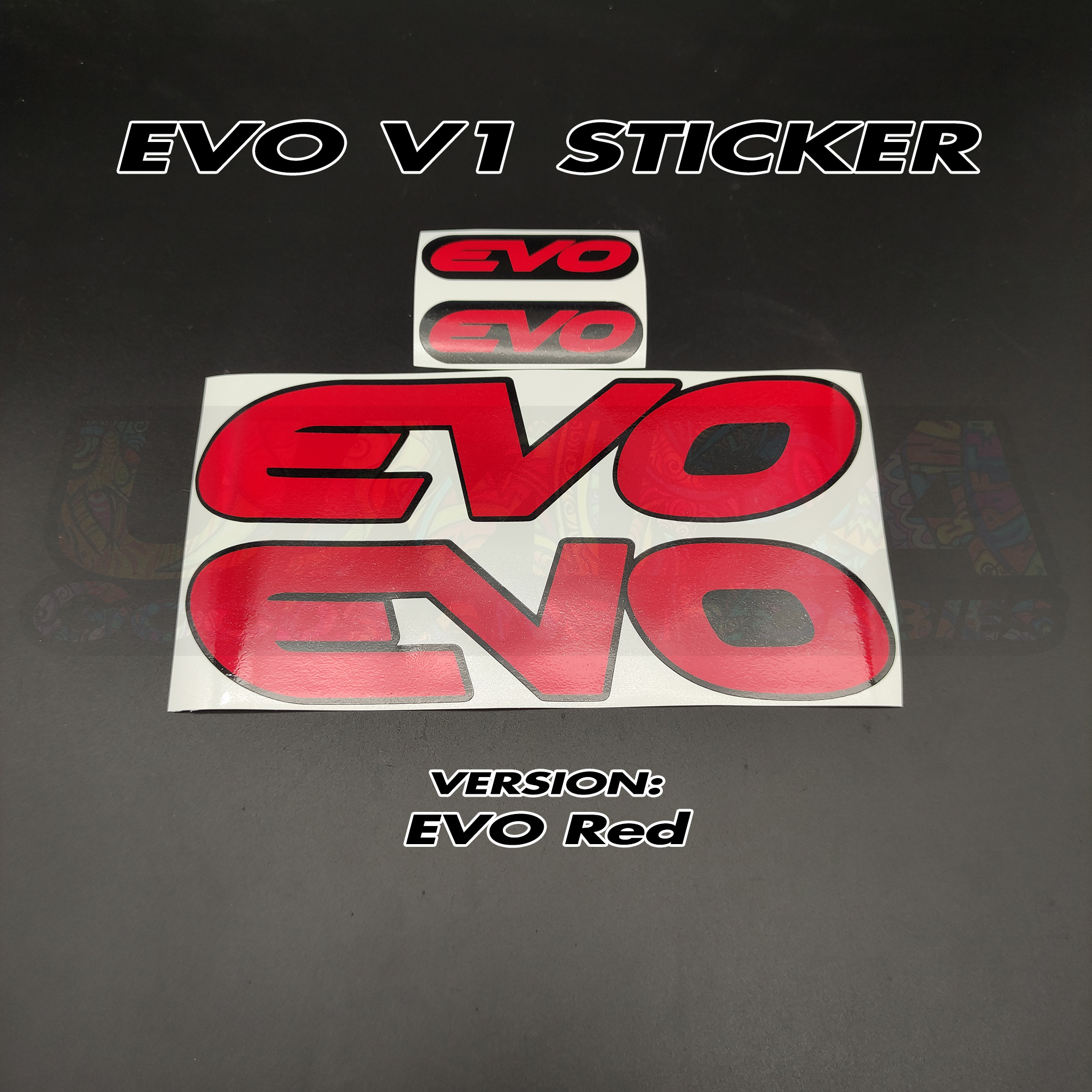 EVO Helmet Motorcycle Sticker Design Hologram Decal - GSX-3000 V1 - For  motorcycle - Laminated Waterproof Rider Visor