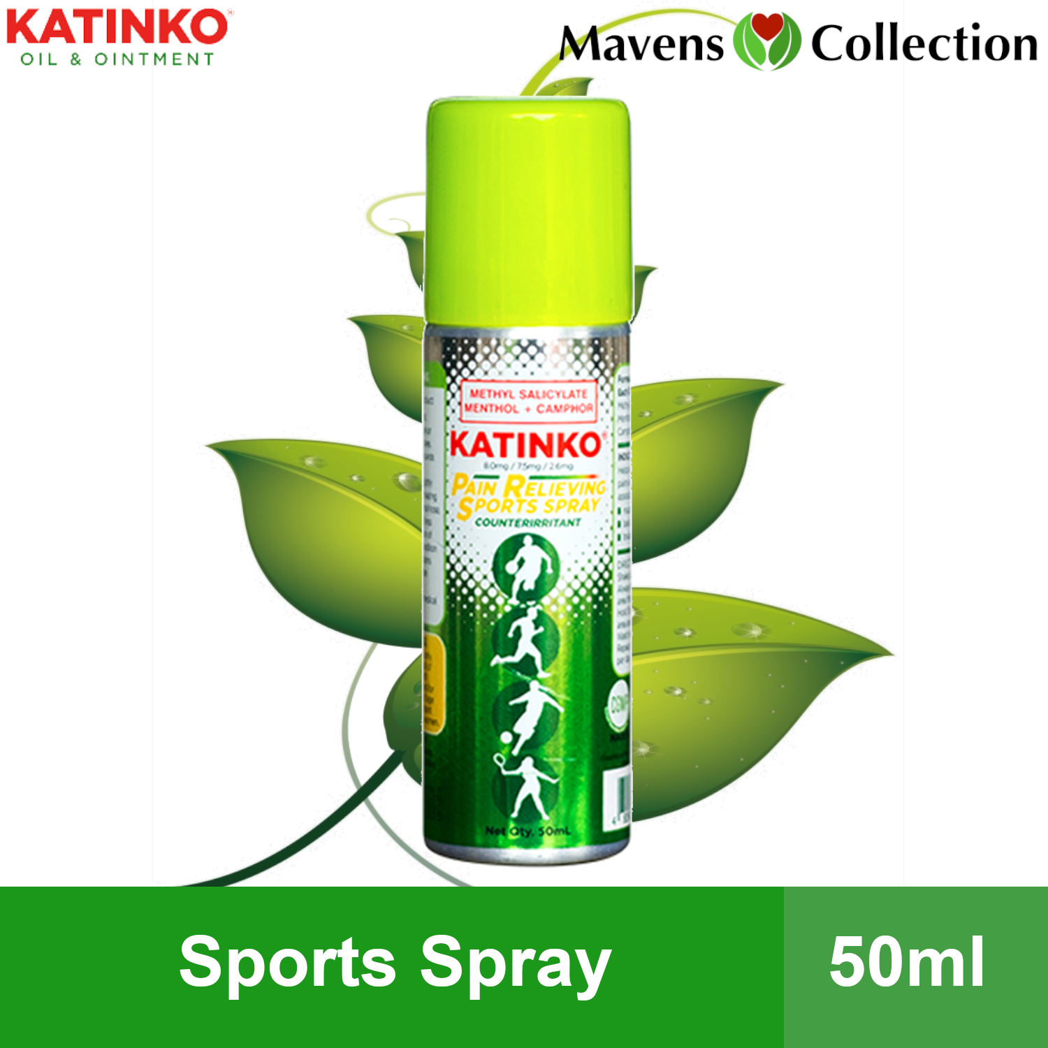 KATINKO Pain Relieving Sports Spray 50mL by MAVENS COLLECTION Lazada PH