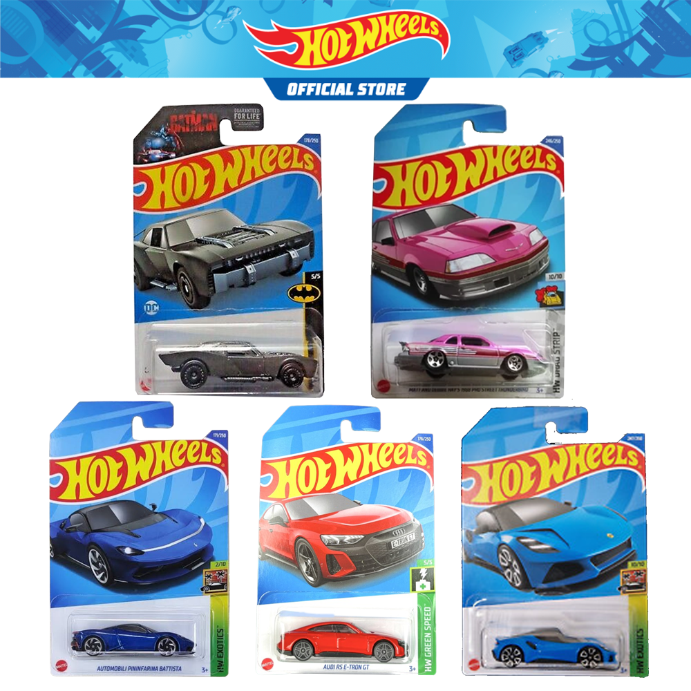 Hot Wheels Basic Car Diecast Vehicle 2022 Case A/Q 99GQ/JA ( 5pcs car ...