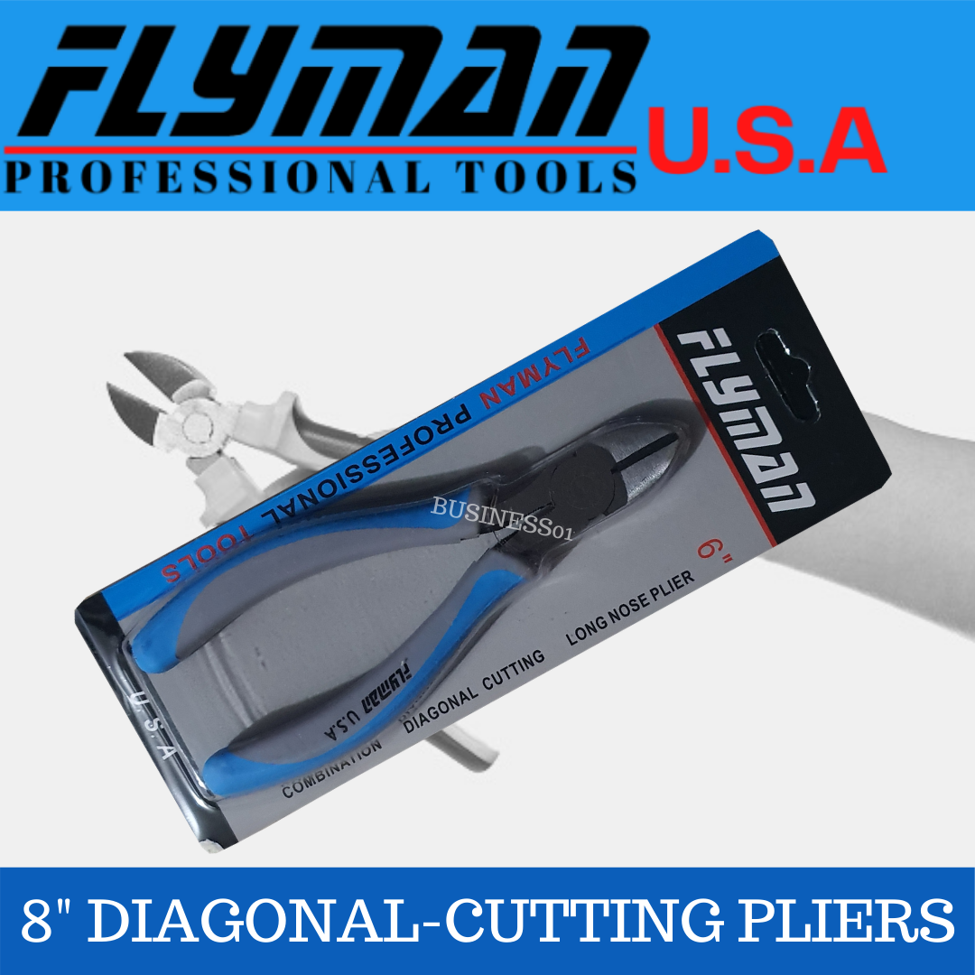 Flyman Tools Flyman Cutter Plier 8" Durable And Heavy Duty Carpenters