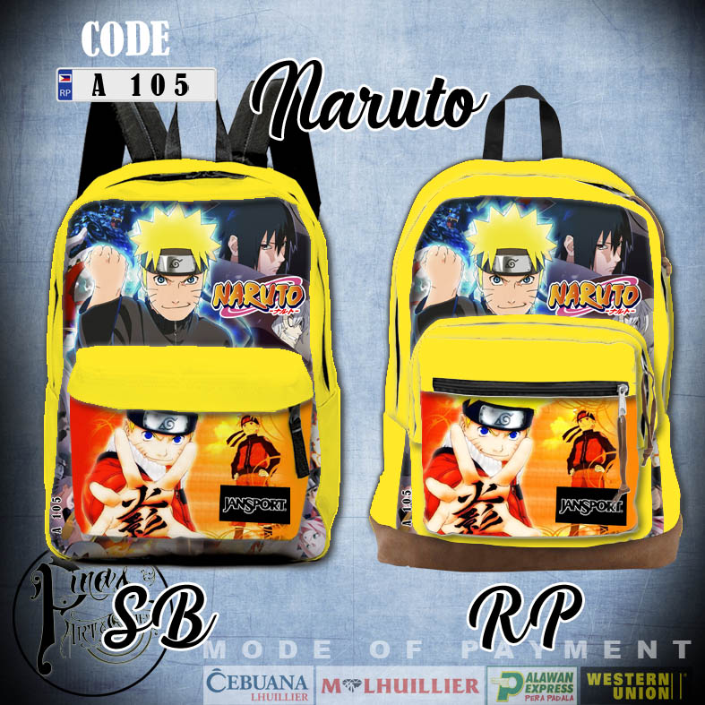 Gawang Bataan Backpack NARUTO Design Batch 1 Lazada PH