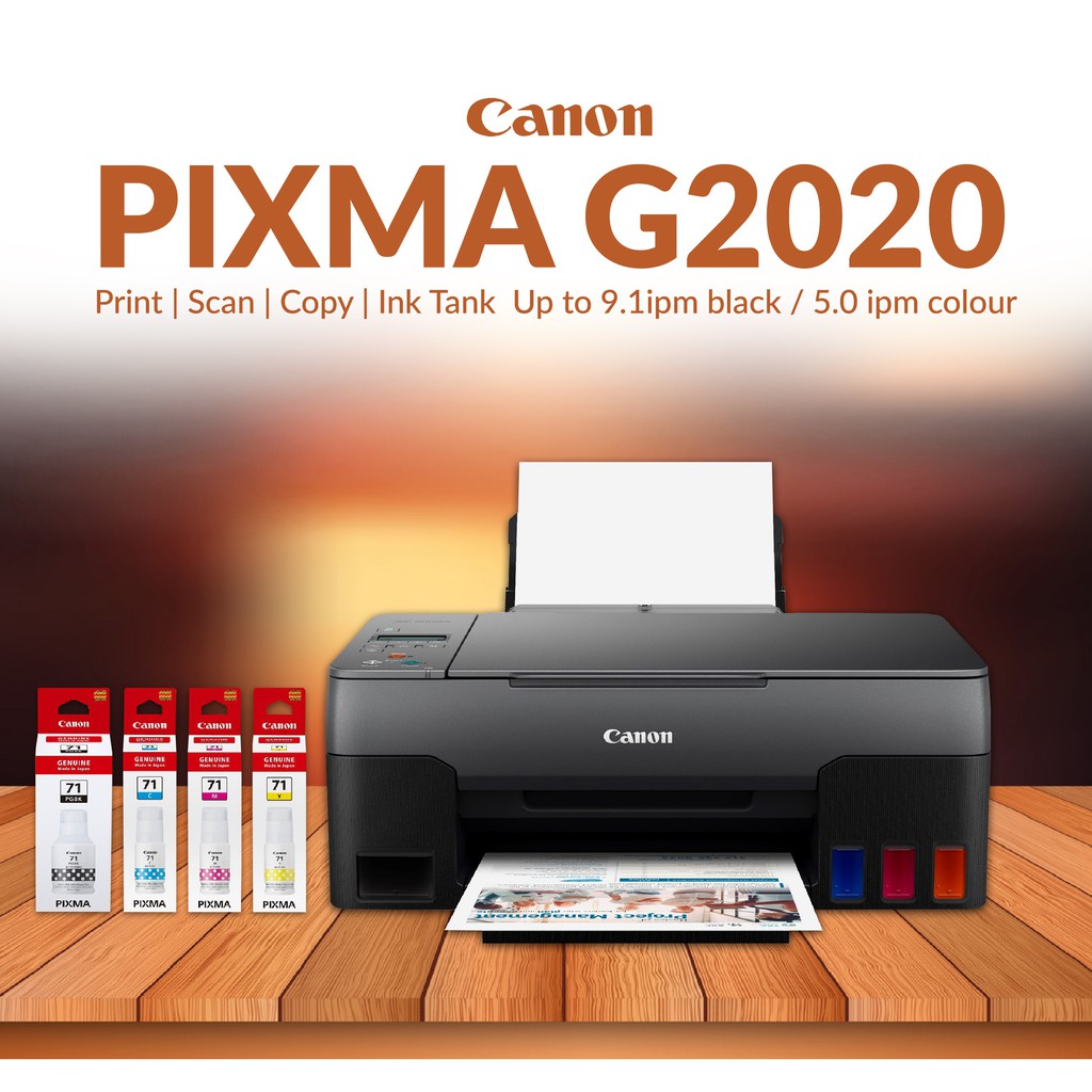 Canon PIXMA G2020 Printer Scanner Copier Lazada PH