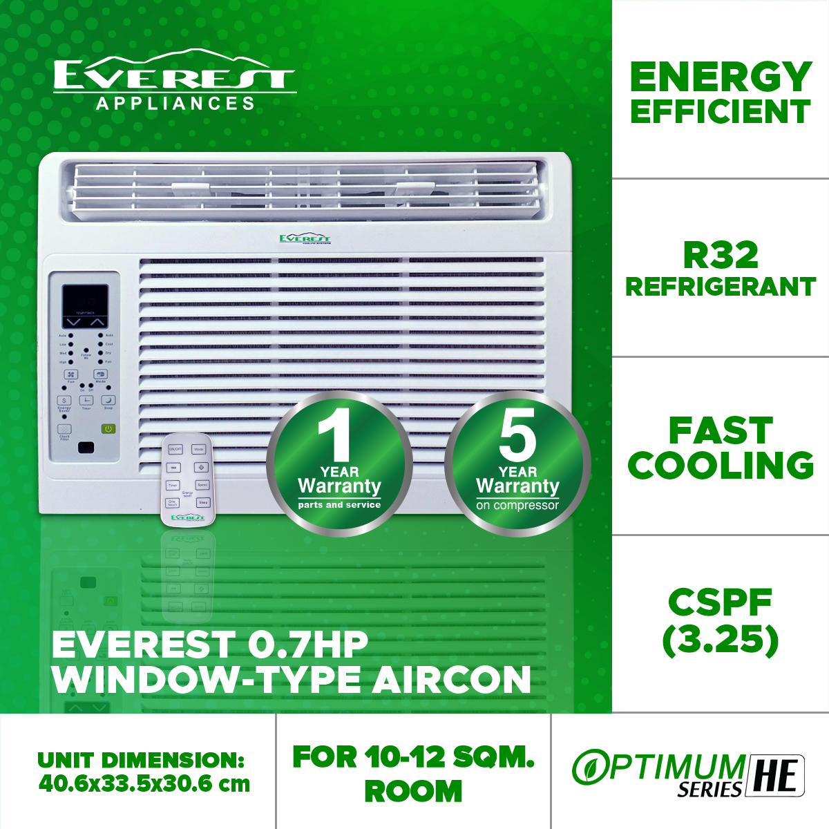 everest aircon etm06wdr3 hf