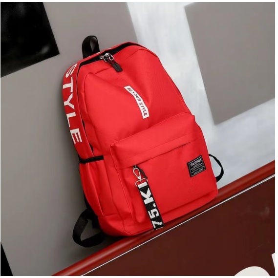 BHK SCHOOL Backpack Canvas Korean Casual Backpack Lazada PH