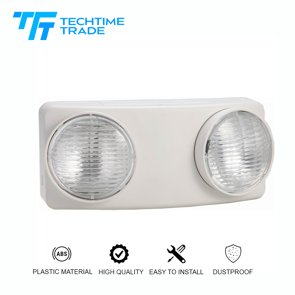 Rechargeable LED Emergency Light Twin Head | Lazada PH