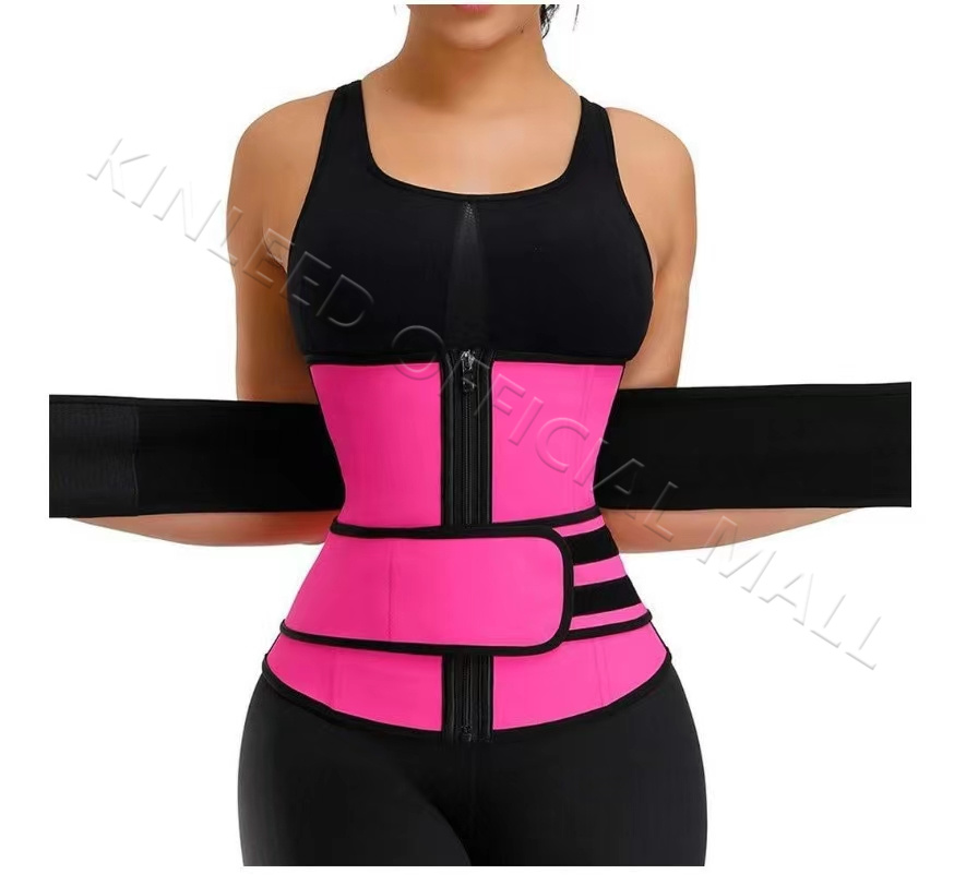 Waist Trainer Body Shaper Slimming Sweat Belt Waist Trimmer for Women Belly Weight  Loss Slimming Belt Tummy Trimmer with Adjustable Strap Workout Fitness  Girdle for Slimming Tummy