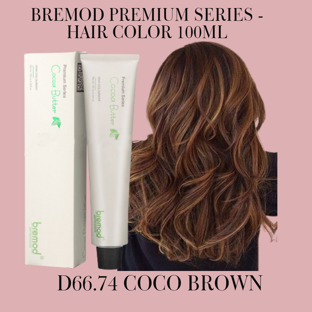 Bremod Premium Series Cocoa Butter Hair Color 100ML D66.74 COCO BROWN Lazada PH