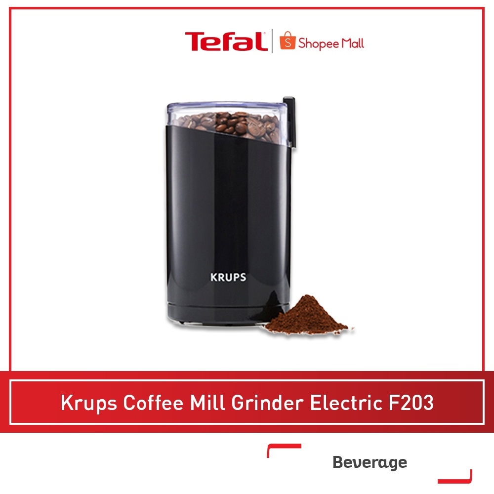 Krups Fast Touch Electric Coffee Mill and Spice Grinder F2034251