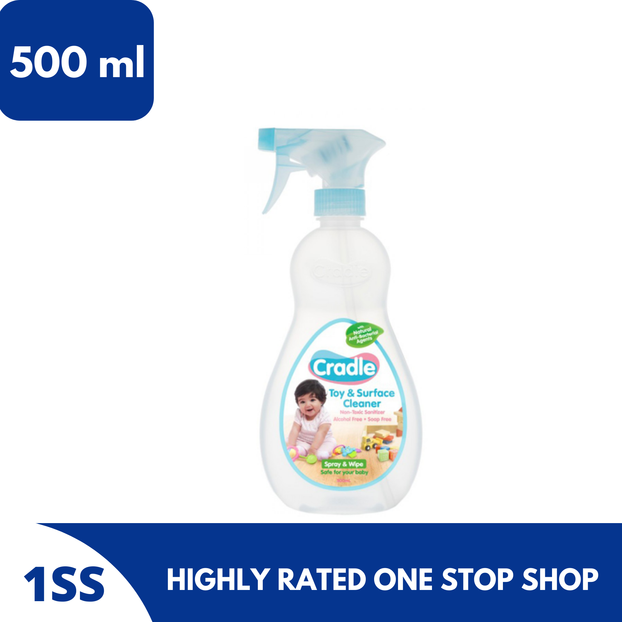 Cradle Toy & Surface Cleaner, 500ml Lazada PH