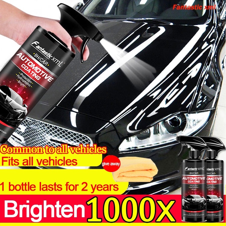 100 Times Brighter Car Nano Ceramic Coating For Spray Car Wax And 