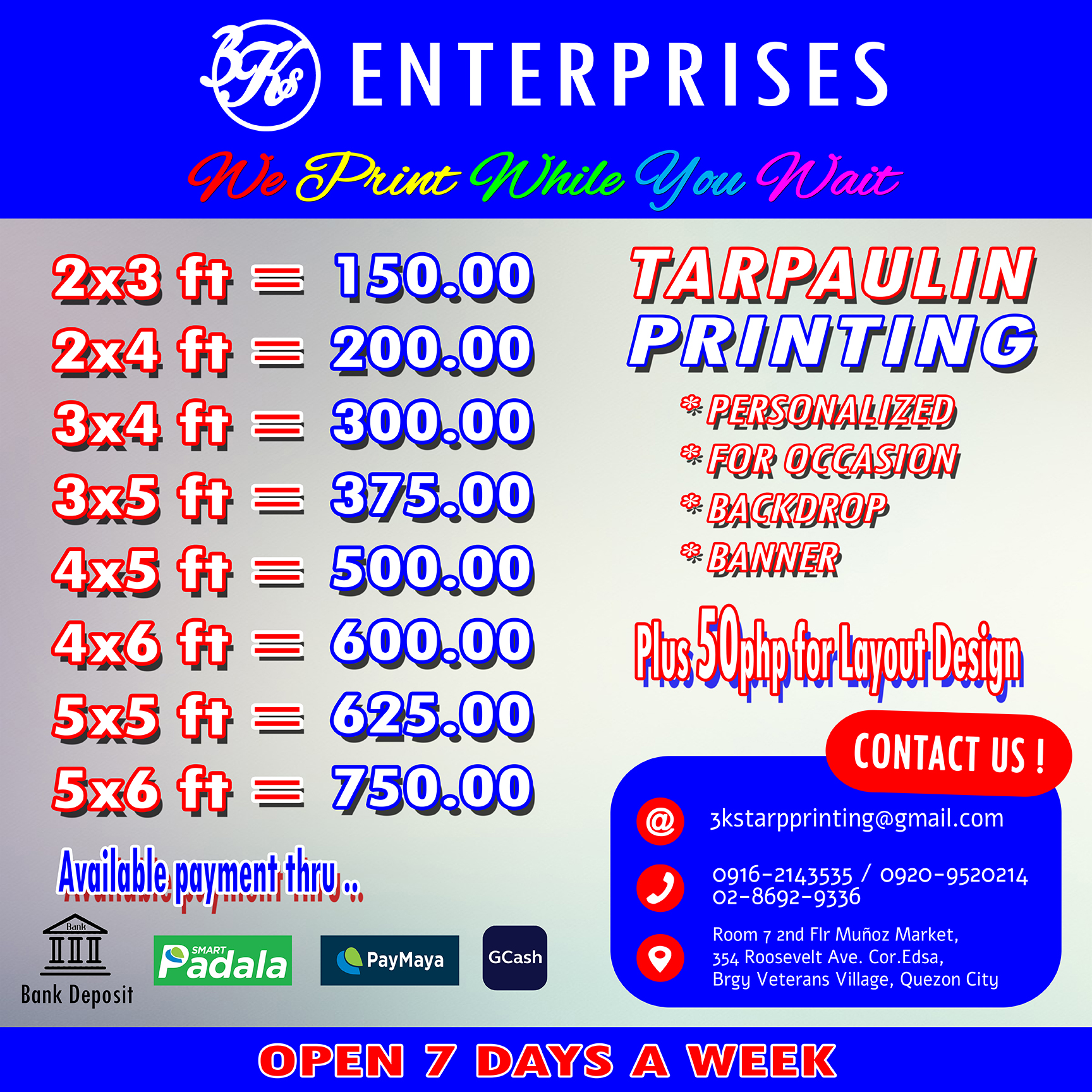 tarpaulin printing shop near me