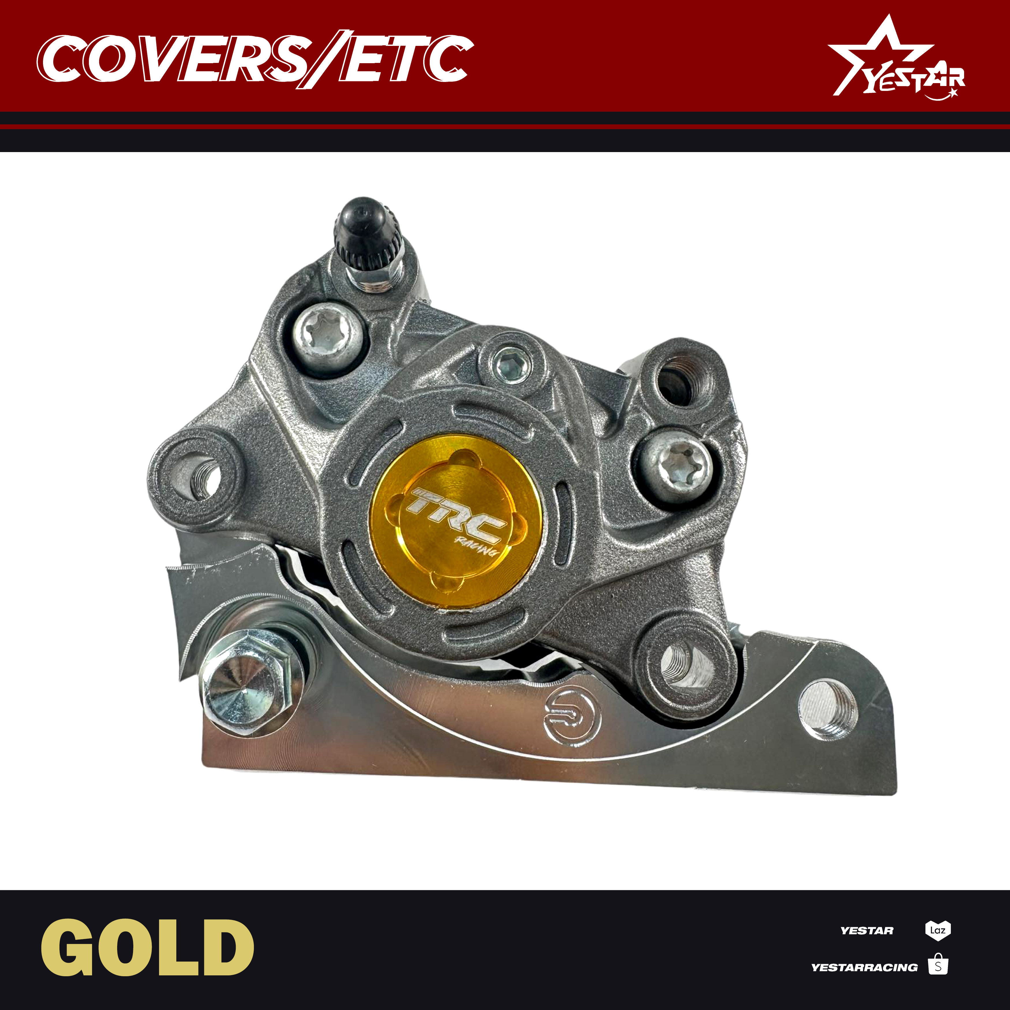 YESTAR RACING Trc Break Caliper (Front) 2 Pot MIO SPORTY with Bracket