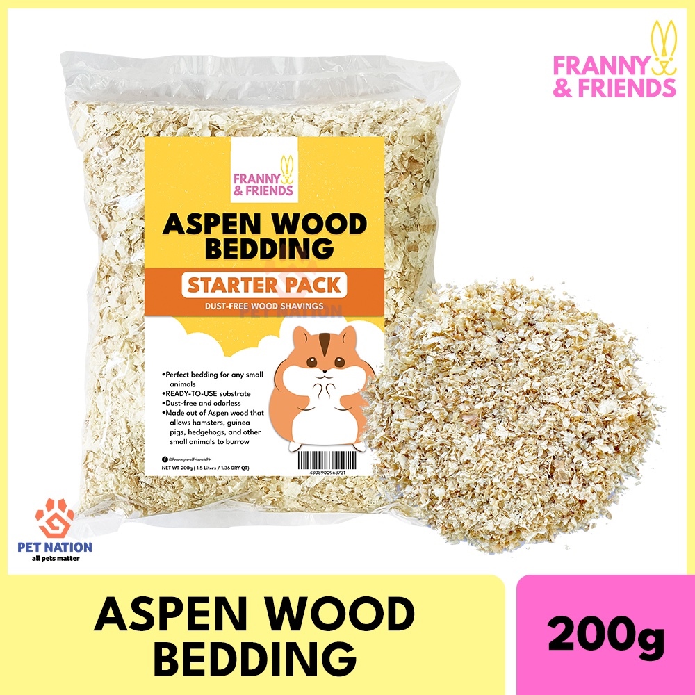 Franny Friends Aspen Wood Bedding Starter Pack 1.5L Hamster Kusot