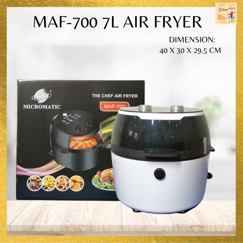 Micromatic MAF700 Air Fryer with NonStick Coating / 7L Capacity60