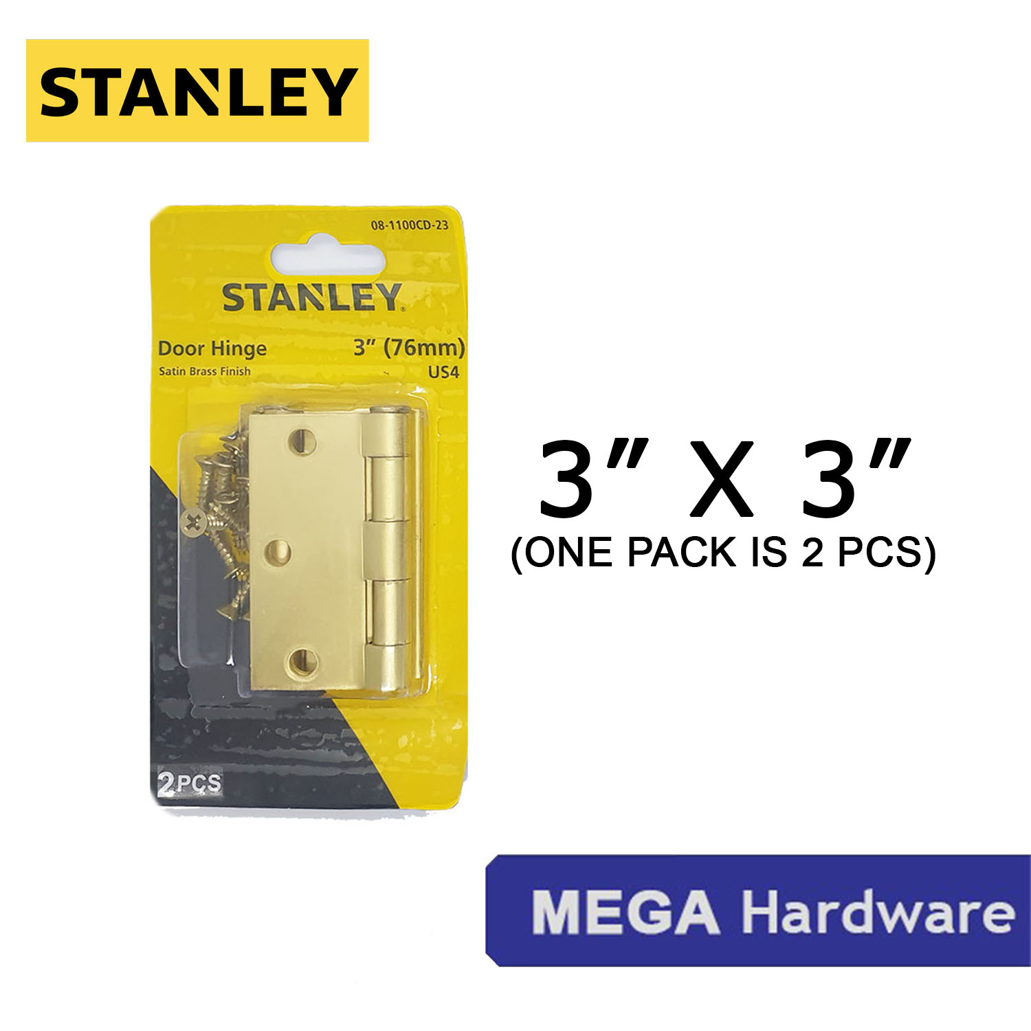 Stanley Loose Pin Door Hinges 3x3 3.5x3.5 4x4 Lazada PH