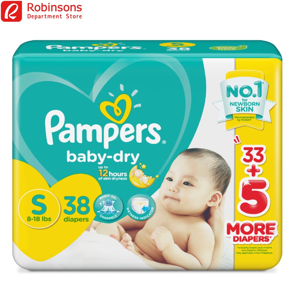 Pampers Baby Dry Taped Value Small 38s Lazada PH