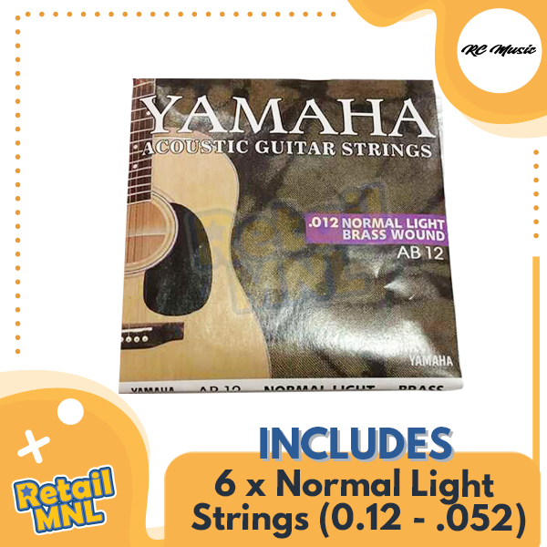 Retailmnl Yamaha Acoustic Guitar Strings Lazada PH
