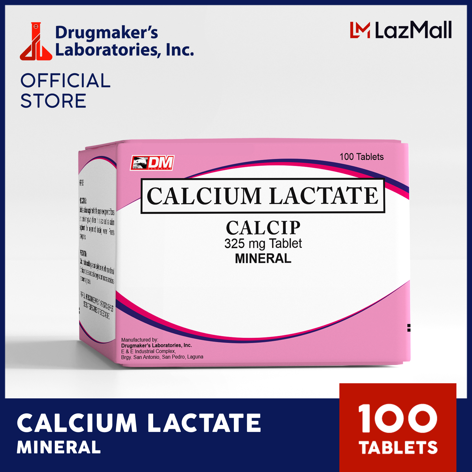 Calcium Lactate Mineral Calcip Lazada PH