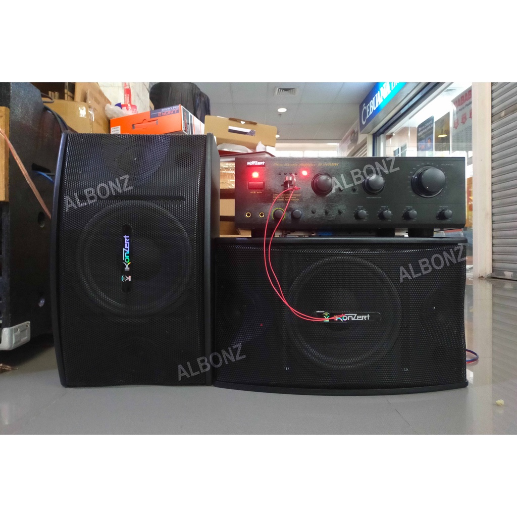 Bundle Amplifer with Speaker Set Konzert AV502 BT + Konzert Speaker
