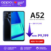 OPPO A52 6GB/128GB Smartphone with Quad Camera and Fast Charge