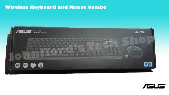 Asus Km 9800 Wireless Keyboard And Mouse Combo Plug And Play Compatible With Computer Desktops And Laptops High Quality Brand Lazada Ph