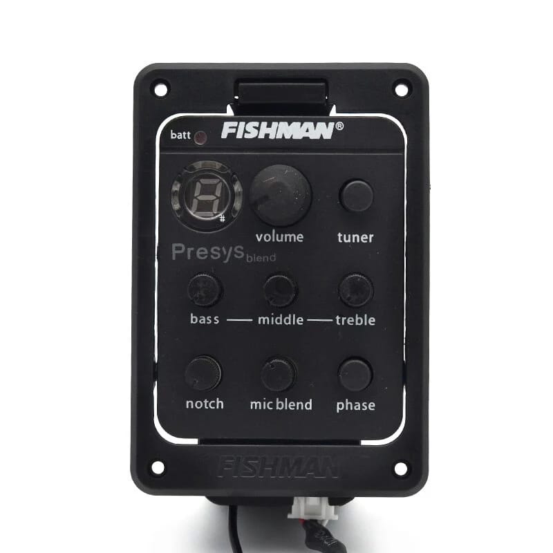 Guitar Acoustic Pickup Fishman® ISYS + 2 Band Onboard Preamp EQ Tuner