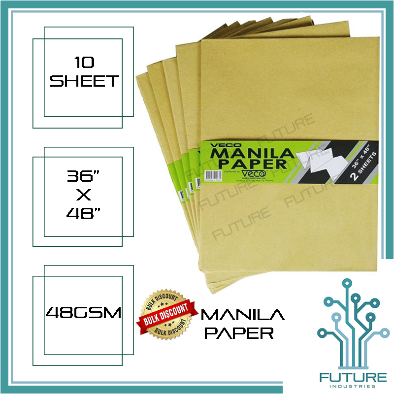 Veco Manila Paper 36x48in 2s - Biggest Online Office Supplies Store