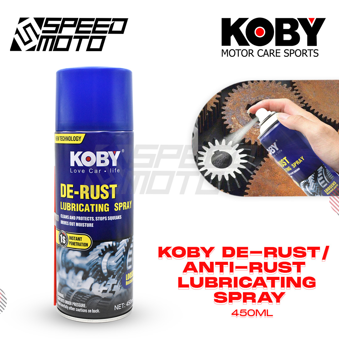 KOBY ANTI RUST SPRAY / DERUST LUBRICATING SPRAY 450ML SPEEDMOTO