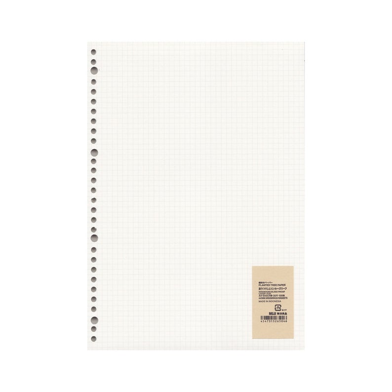 muji loose leaf binder refills lined grid lazada ph