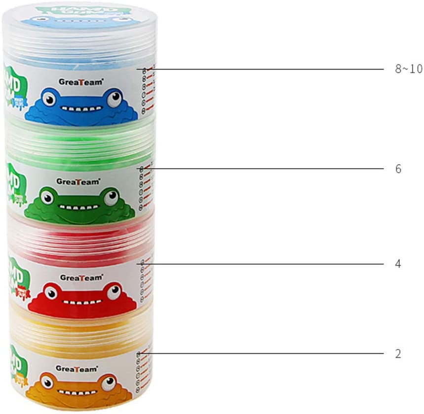 4 Pieces Therapy Putty Hand Squeezer, Putty for Hand Training, Therapy Putty