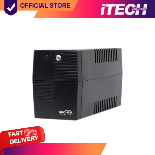 SECURE UPS 650VA 4-SOCKETS UNINTERRUPTIBLE POWER SUPPLY W/ AVR | Lazada PH