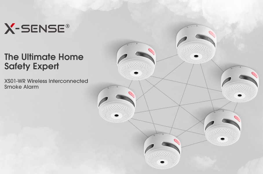 X-Sense XS01-WR Wireless Interconnected Smoke Detector