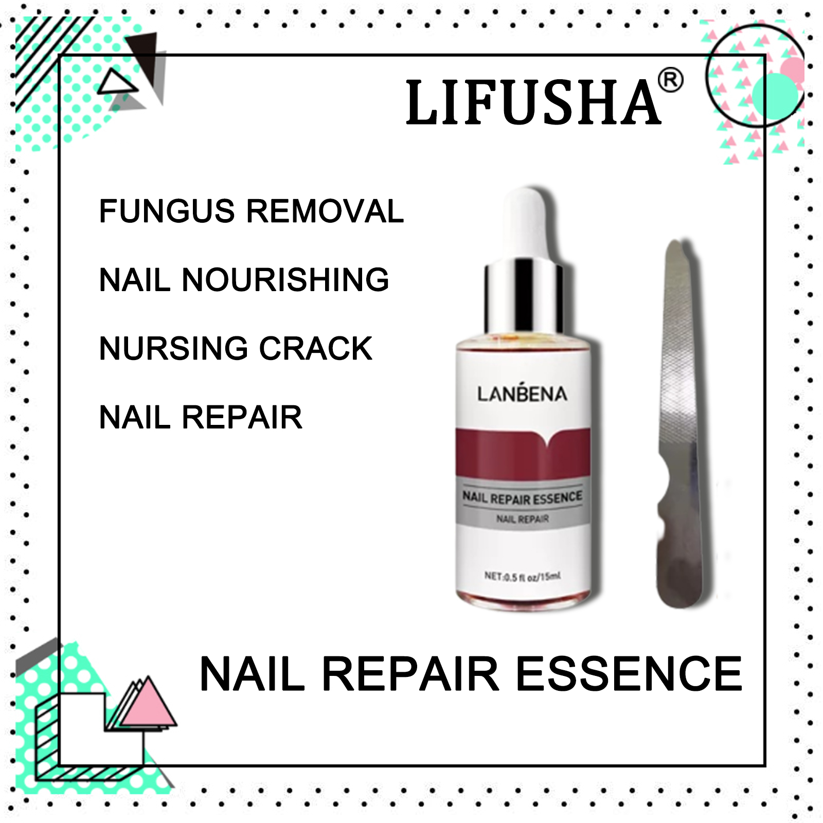 LANBENA Nail repair Essence Fungal nail care nail Removal Fungal