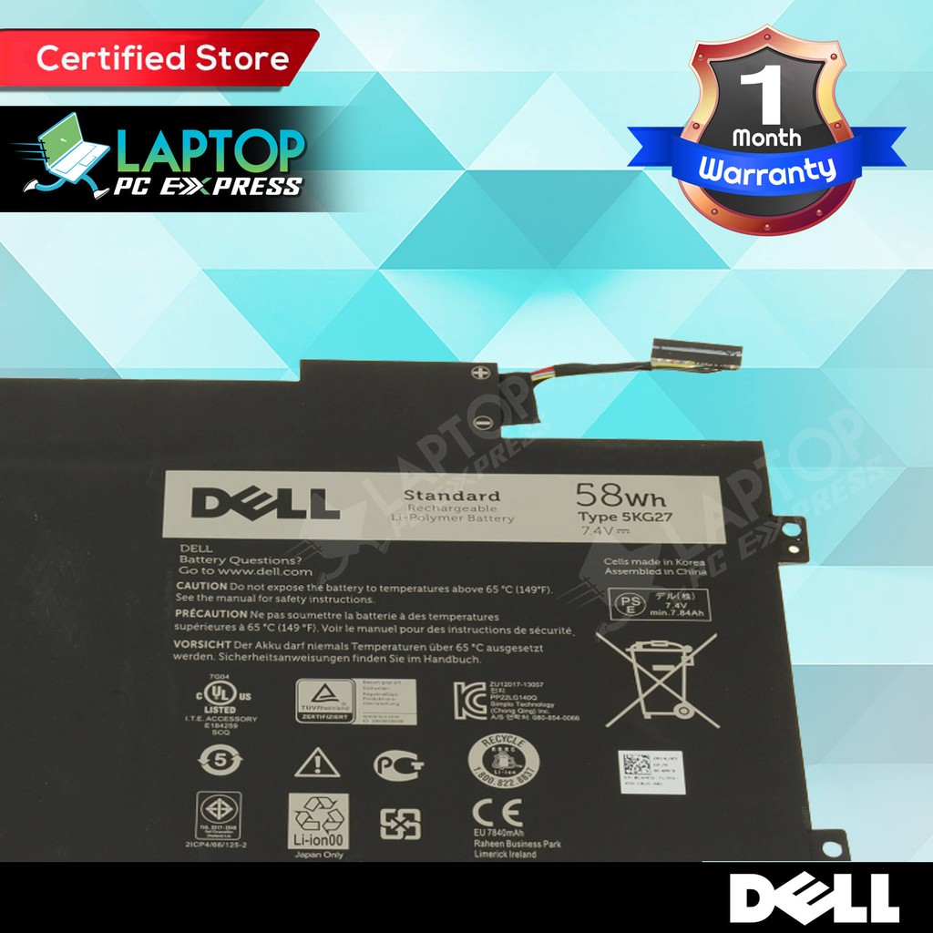 Dell Laptop Notebook Battery for Inspiron 14 7000 5KG27 Lazada PH